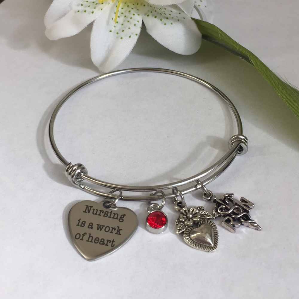 New nurse charm bracelet